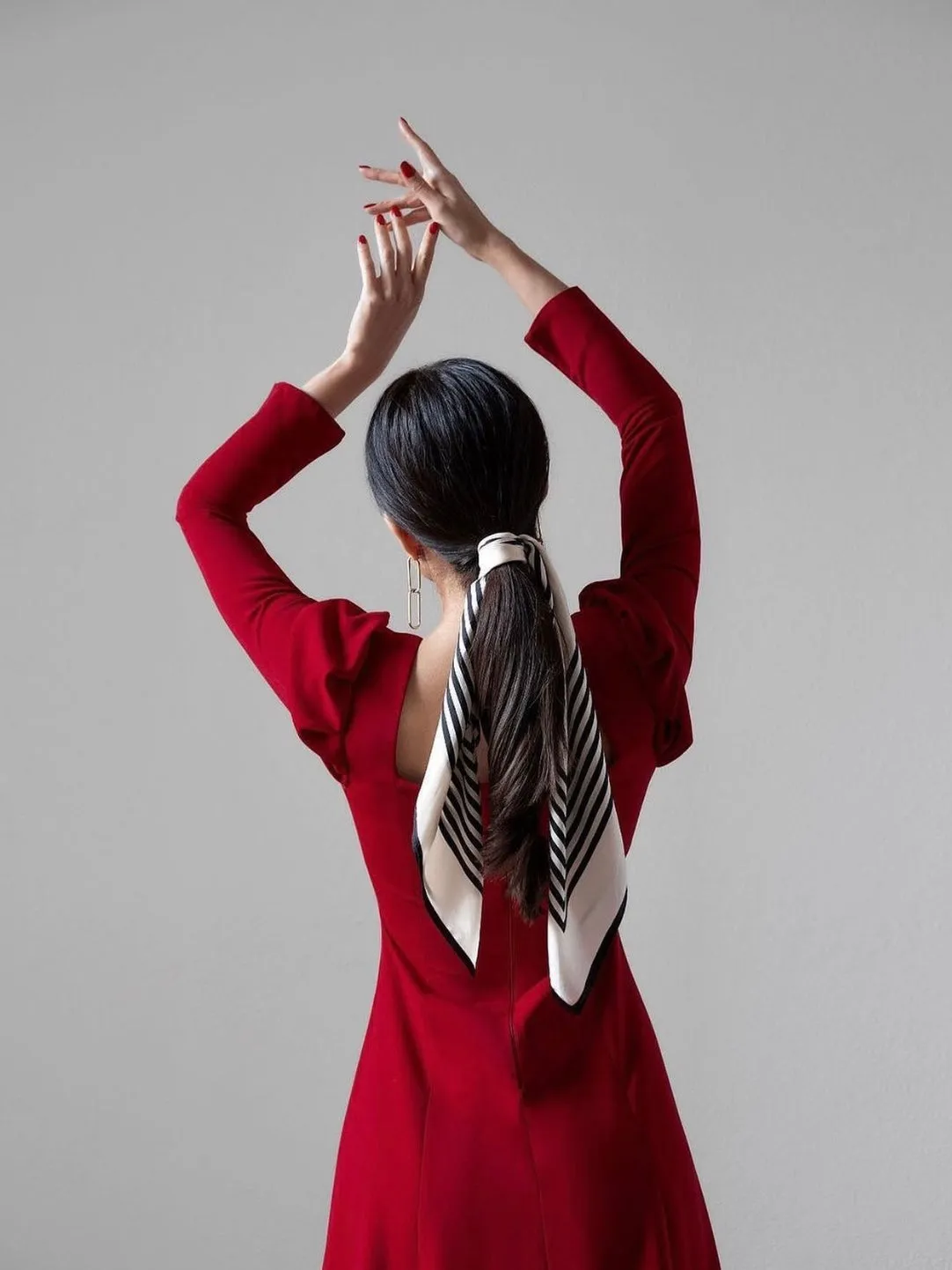45" Square Silk Scarf in London Museum Roof by Jessica Murray