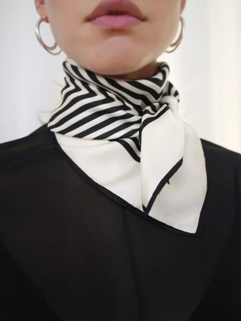 45" Square Silk Scarf in London Museum Roof by Jessica Murray