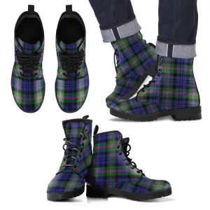 Baird Modern Tartan Leather Boots