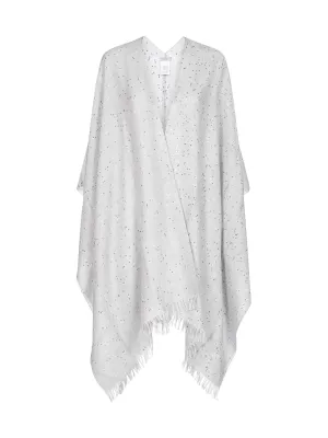 Brunello Cucinelli Sequined Frayed Shawl