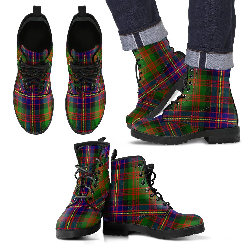 Cochrane Modern Tartan Leather Boots