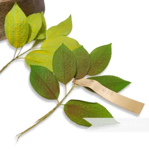 'Kieran' Vintage 1950's German Wired Cherry Leaf Spray