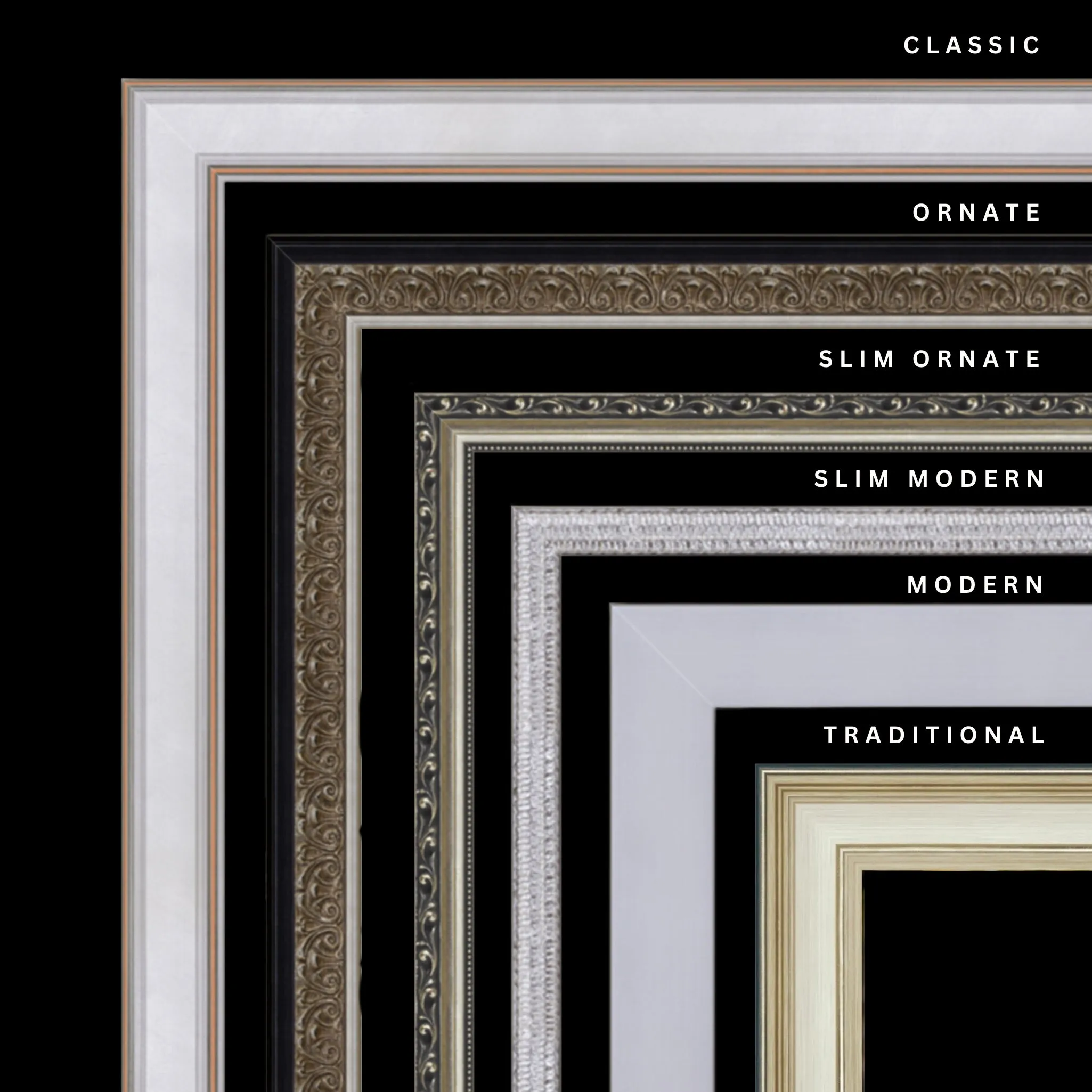 Silver 16x14 Picture Frame Ornate Traditional Classic Antique