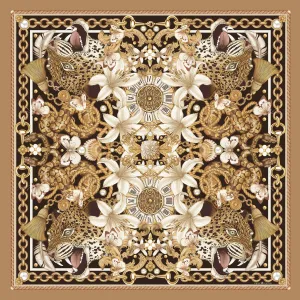 The Leopard & Lily Silk Scarf | 90x90cm [Preorder]