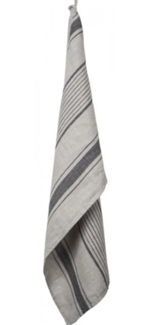Washed Linen Dish Towels, Five Colors & Styles